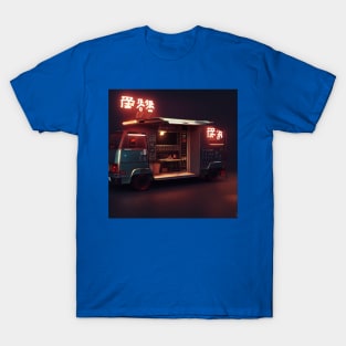 Cyberpunk Tokyo Ramen Food Truck T-Shirt